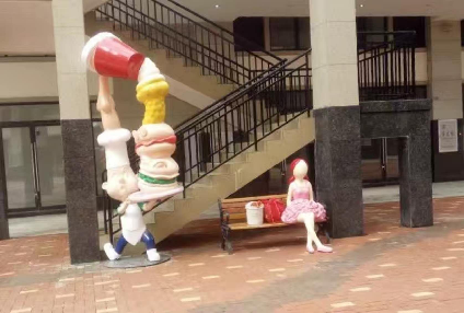 成都王府井人物雕塑